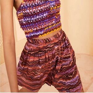 NEW Ulla Johnson Alina Short - Purple Sapphire